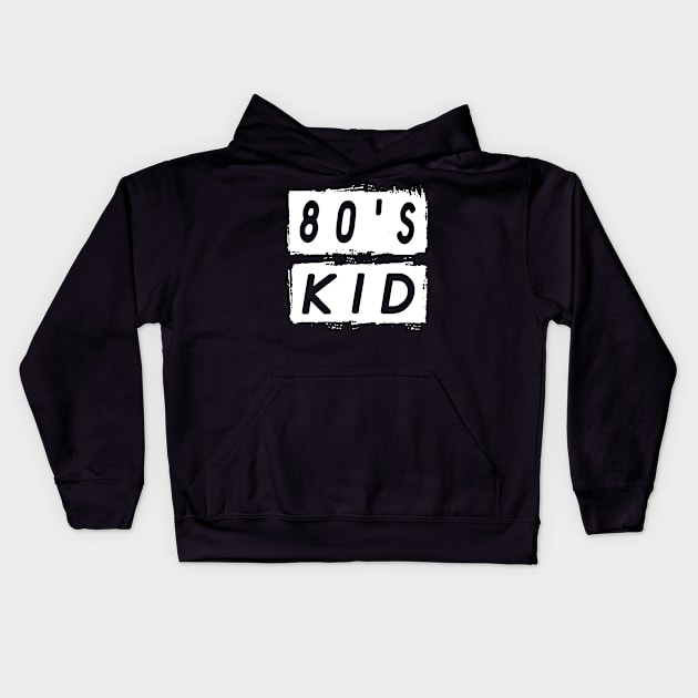 80's Kid Costume Kids Hoodie by Firesquare